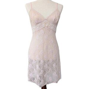 Vintage Cinema Etoile Ballet Pink Lace Babydoll